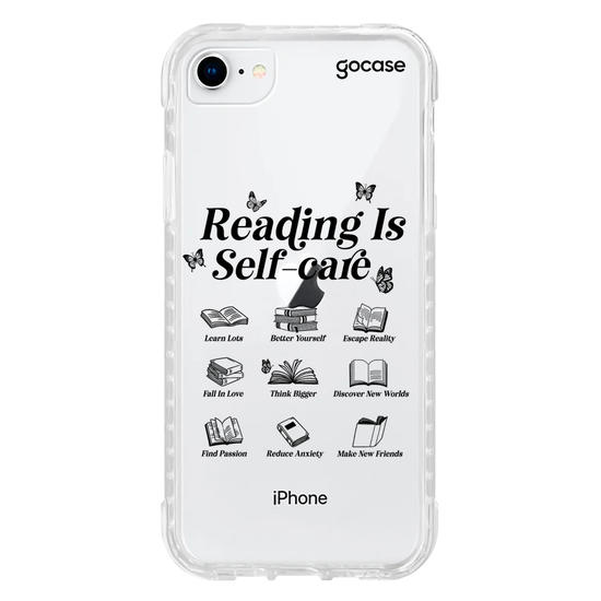Capinha para celular  Book Lover - Reading Is Self-care