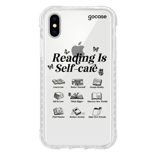Capinha para celular  Book Lover - Reading Is Self-care