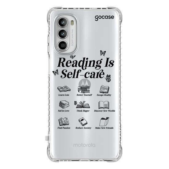 Capinha para celular  Book Lover - Reading Is Self-care