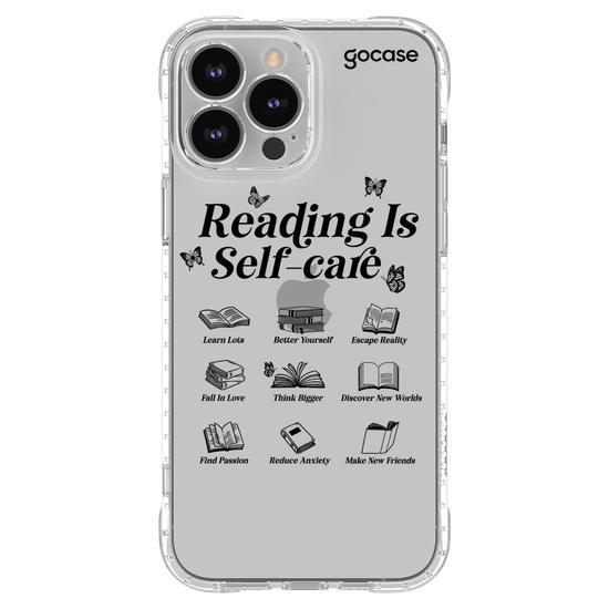 Capinha para celular  Book Lover - Reading Is Self-care