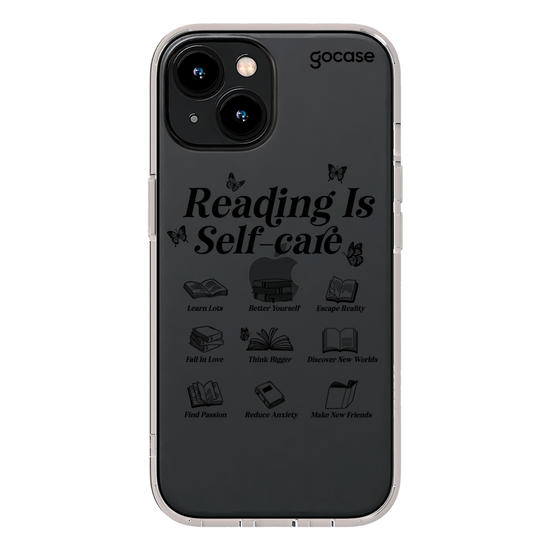 Capinha para celular  Book Lover - Reading Is Self-care