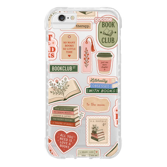 Capinha para celular  Book Lover Club