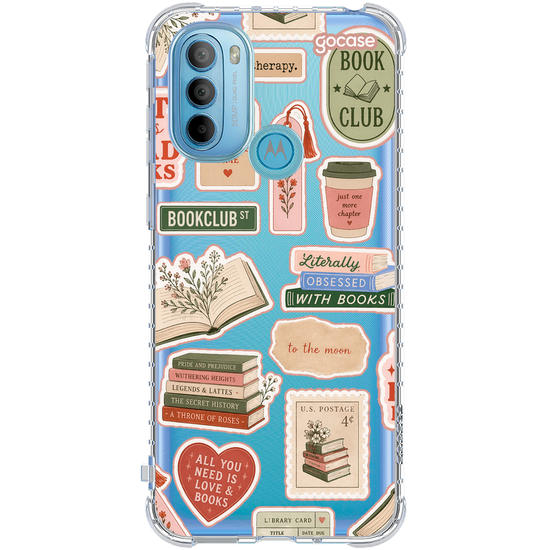 Capinha para celular  Book Lover Club