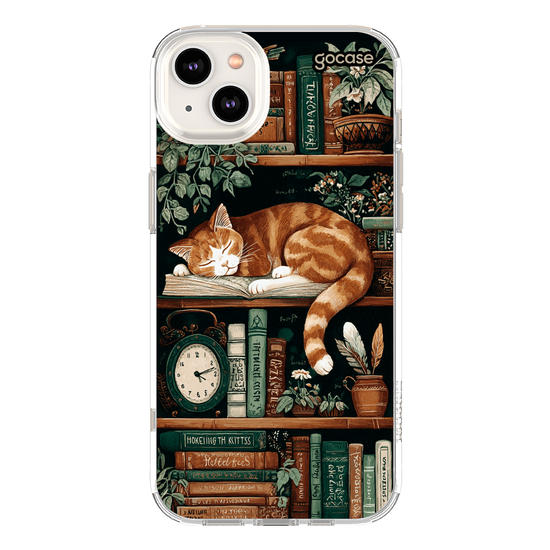Capinha para celular  Bookish Cat