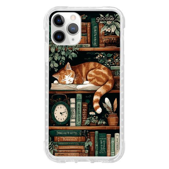 Capinha para celular  Bookish Cat
