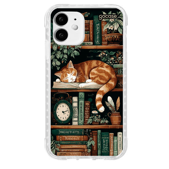 Capinha para celular  Bookish Cat