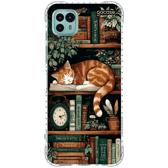 Capinha para celular  Bookish Cat