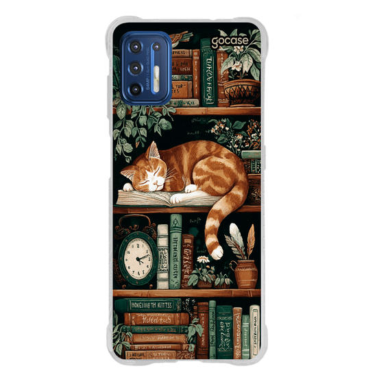 Capinha para celular  Bookish Cat