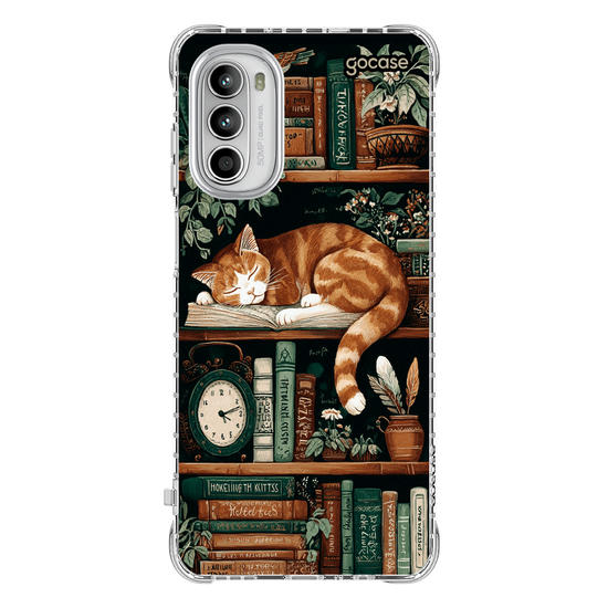 Capinha para celular  Bookish Cat
