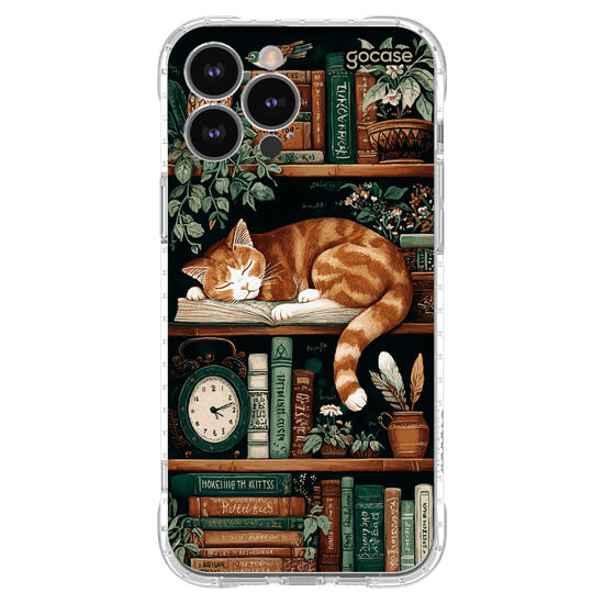 Capinha para celular  Bookish Cat