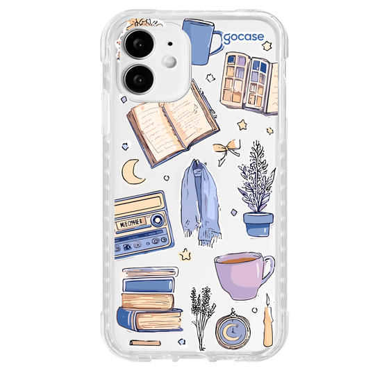 Capinha para celular  Booklover - Aesthetic Watercolor