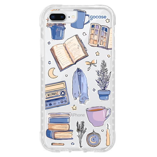 Capinha para celular  Booklover - Aesthetic Watercolor