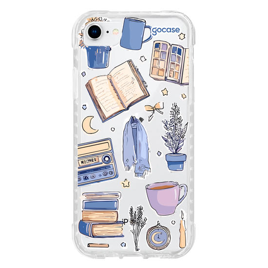 Capinha para celular  Booklover - Aesthetic Watercolor