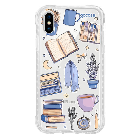Capinha para celular  Booklover - Aesthetic Watercolor