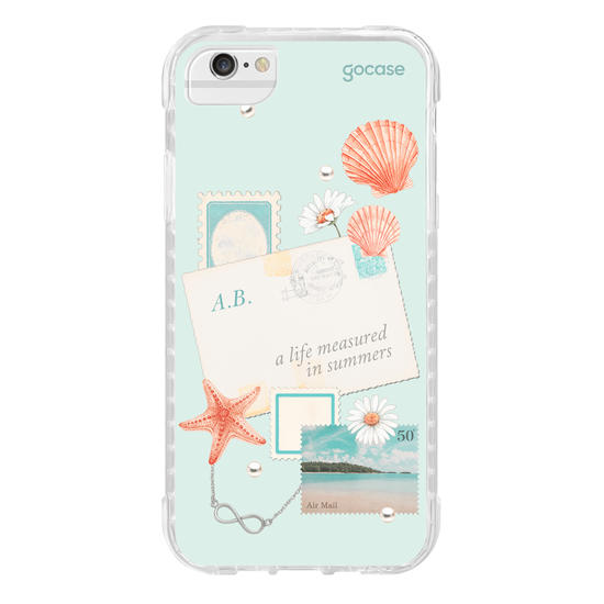 Capinha para celular  Booklover - Colagem Summer