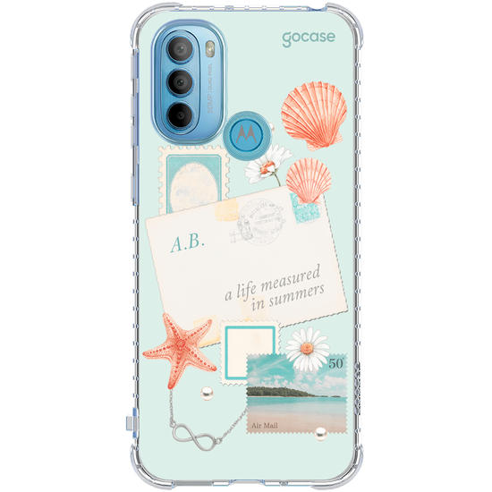 Capinha para celular  Booklover - Colagem Summer