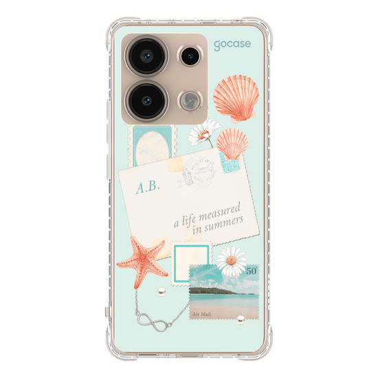 Capinha para celular  Booklover - Colagem Summer