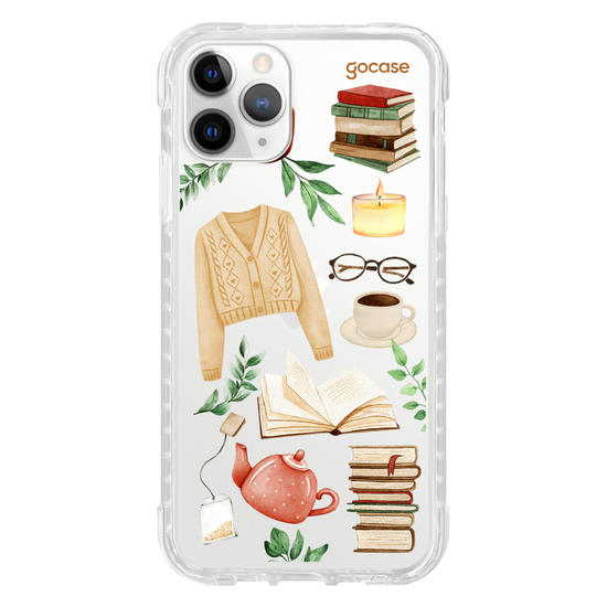 Capinha para celular  Booklover - Cozy Reader Elements