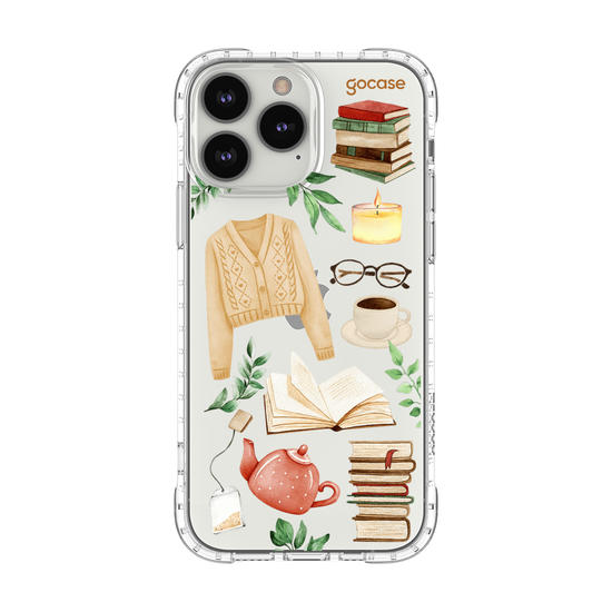 Capinha para celular  Booklover - Cozy Reader Elements