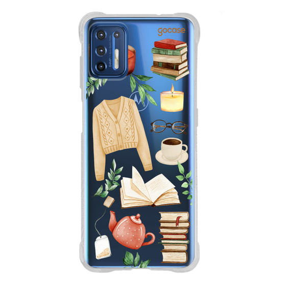 Capinha para celular  Booklover - Cozy Reader Elements