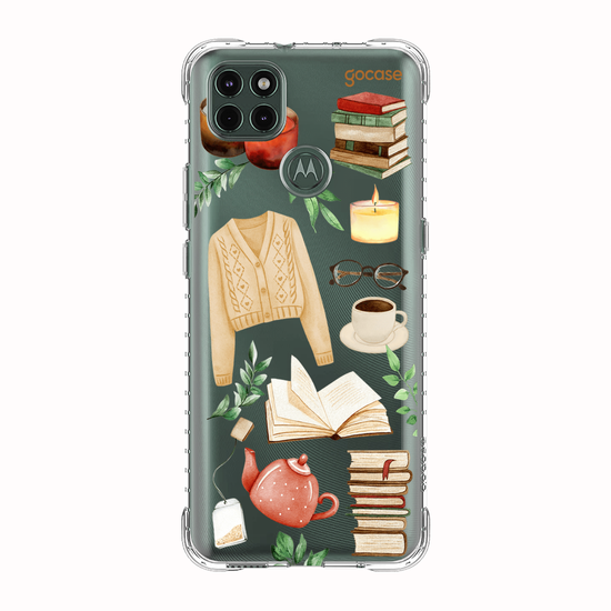 Capinha para celular  Booklover - Cozy Reader Elements