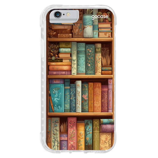 Capinha para celular  Booklover - Estante de Livros