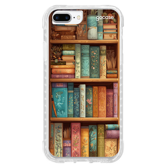 Capinha para celular  Booklover - Estante de Livros