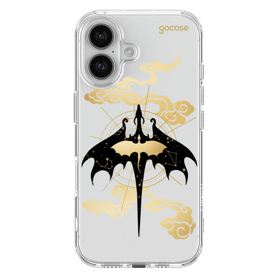Capinha para celular  Booklover - Shadow & Gold