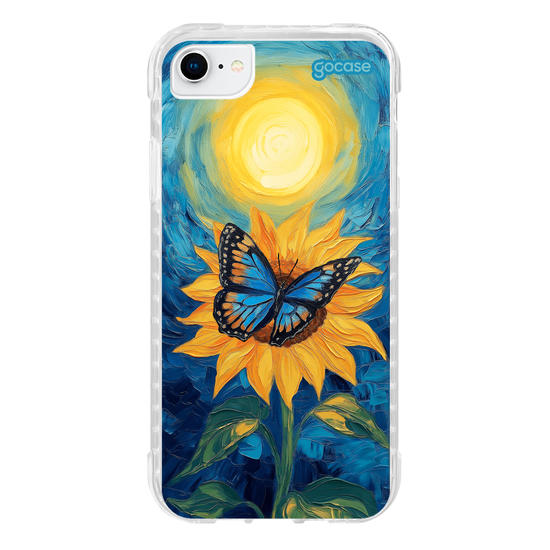 Capinha para celular  Borboleta de Van Gogh