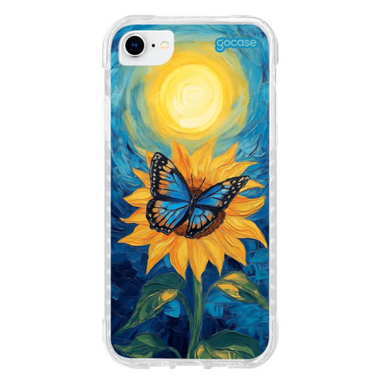 Capinha para celular  Borboleta de Van Gogh