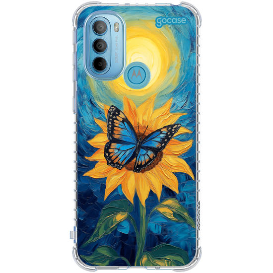 Capinha para celular  Borboleta de Van Gogh
