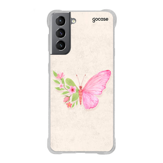 Capinha para celular Borboleta Flor