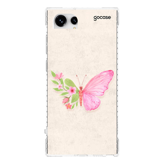 Capinha para celular Borboleta Flor