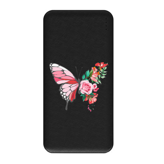 Carregador Portátil Fast Charge -  Borboleta Florida