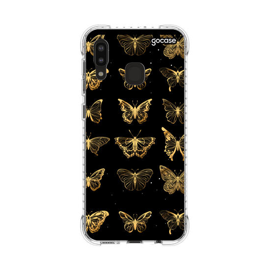 Capinha para celular Borboleta Golden Pattern