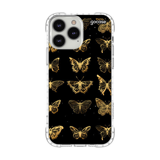 Capinha para celular Borboleta Golden Pattern