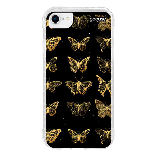 Capinha para celular Borboleta Golden Pattern