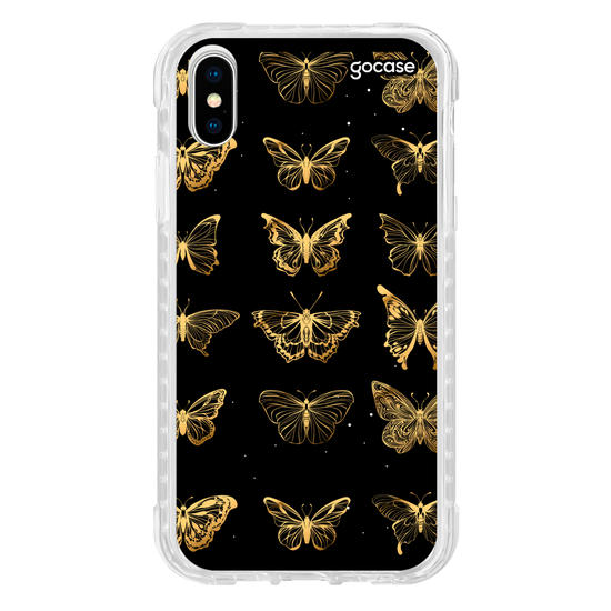 Capinha para celular Borboleta Golden Pattern