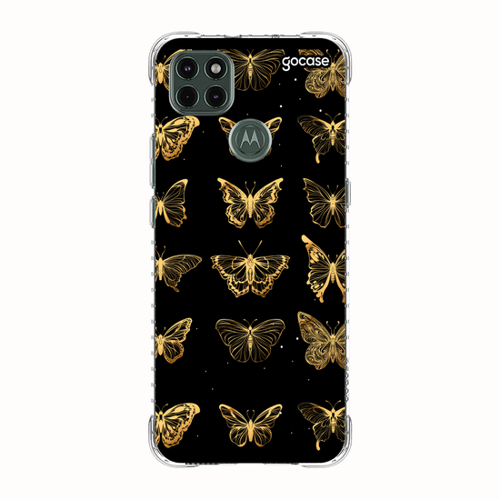 Capinha para celular Borboleta Golden Pattern