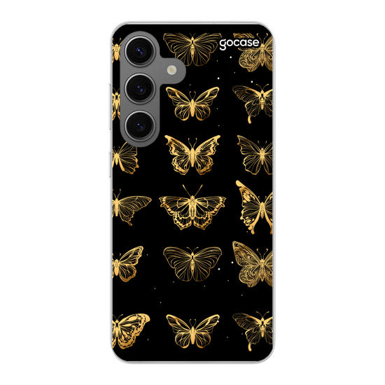 Cover Golden Pattern Butterfly