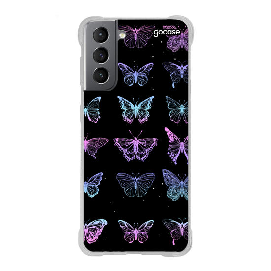 Capinha para celular Borboleta Holográfica Pattern