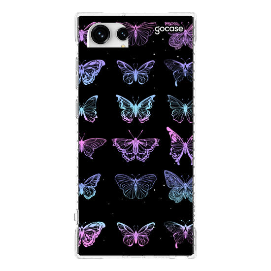 Capinha para celular Borboleta Holográfica Pattern