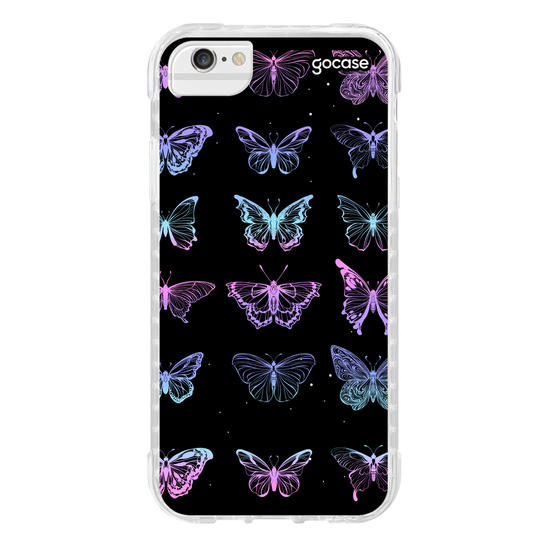 Capinha para celular Borboleta Holográfica Pattern