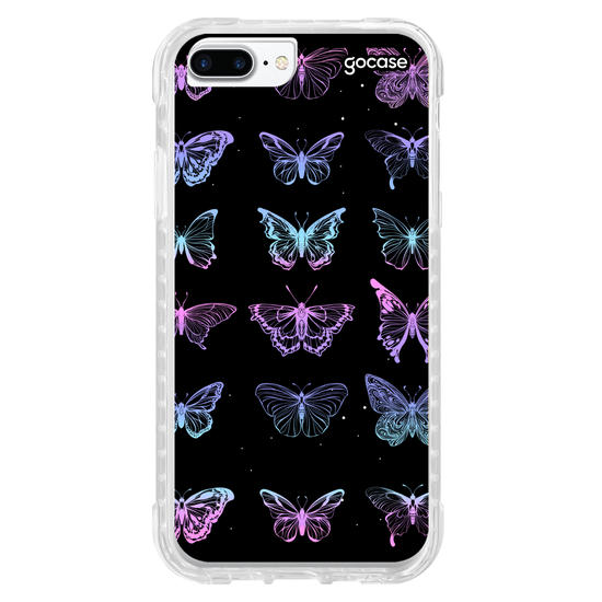 Capinha para celular Borboleta Holográfica Pattern