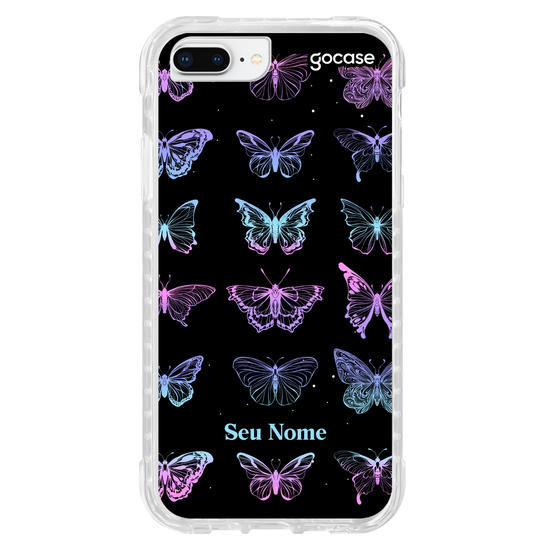 Capinha para celular Borboleta Holográfica Pattern
