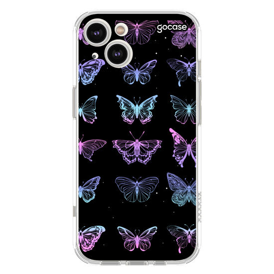 Capinha para celular Borboleta Holográfica Pattern