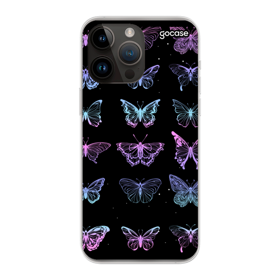 Holographic Butterfly Pattern Phone Case