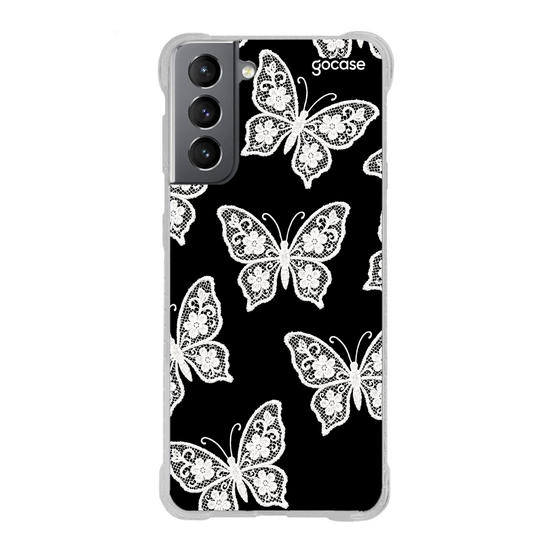 Capinha para celular  Borboleta Rendada Pattern