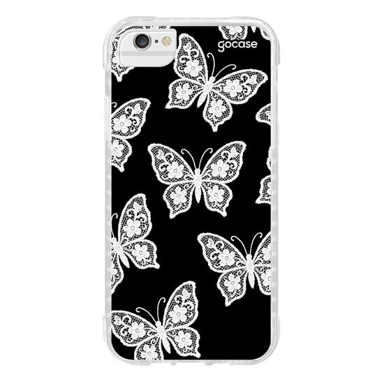Capinha para celular  Borboleta Rendada Pattern