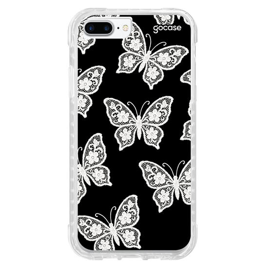 Capinha para celular  Borboleta Rendada Pattern